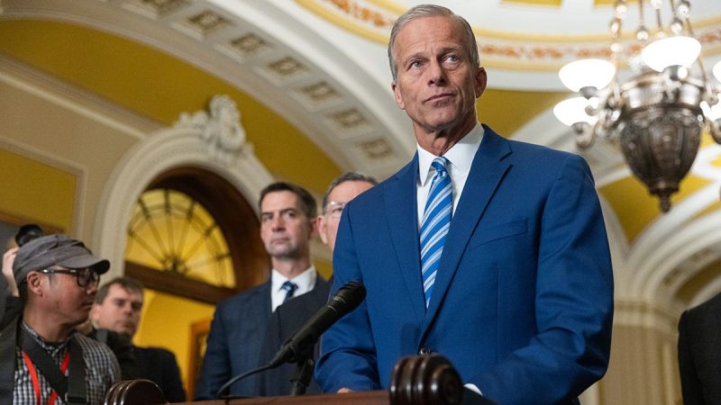 As the government shutdown nears its fourth week, Senate Majority Leader John Thune, R-S.D., has no intention of giving in to what Senate Minority Leader Chuck Schumer, D-N.Y., wants.
On a surface level, Schumer and Senate Democrats want a guaranteed deal on expiring Obamacare subsidies, and Thune has signaled that he is open to giving them an opportunity to negotiate on that only after the government reopens.
But what he won’t do is strike a deal in secret with Schumer, something he told Fox News Digital in an exclusive interview that was all too often the case when the top Senate Democrat ran the upper chamber.  
‘You know, I’ve been around here when everything’s decided by four people in Schumer’s office,’ Thune said. ‘That’s not a way to run the government.’
‘It’s not the business model that Chuck Schumer is accustomed to, and he likes to be the kingmaker and have everybody come and kiss the ring,’ he continued. ‘And I just think that’s not my style.’
Thune described his leadership style as a bottom-up approach ‘where senators get to be senators.’ That has proven true so far, in his handling of the shutdown.
He’s encouraged rank-and-file Republicans to have talks with Senate Democrats in the hopes of constructing an off-ramp from the shutdown, rather than handing down a my-way-or-the-highway edict.
And from those conversations, an offer to Senate Democrats has materialized on the expiring subsidies that would give them a vote, but only if the government reopens. And that offer comes with several caveats that Thune couldn’t guarantee an outcome on. 
‘I signaled to the Democrats that, because they’ve said, ‘Well, we want a guaranteed vote by a certain date.’ OK, I think we can make that happen,’ Thune said. ‘But they also want a guarantee they’re going to win, you know, and I can’t guarantee that. And honestly, even if I could, there’s no guarantee anything gets through the House.’
Still, with an offer for a vote on the table, Schumer and his caucus have not budged from their position. They again blocked Republicans’ attempt to reopen the government for a tenth time on Thursday, and in doing so, guaranteed that the shutdown goes into next week as lawmakers leave town for a long weekend.
A potential complication, too, is Republicans’ desire to make reforms to Obamacare subsidies, enhanced during the COVID-19 pandemic but set to expire at the end of this year. In Democrats’ counter to the House-passed continuing resolution (CR), they demanded a permanent extension of the program as-is, which was a non-starter for congressional Republicans.
The Congressional Budget Office found in a report last month that permanently extending the subsidies would cost roughly $350 billion over the next decade.
Thune didn’t dive into specifics of certain reforms he and others in the Senate GOP would like to see, but he noted that reining in the cost of the program was a starting point.
‘There’s no incentive to control costs,’ Thune said. ‘And when the insurance companies are getting direct subsidies from the federal government to enroll as many people as possible, they’re going to enroll as many people as possible, even if those people don’t know they’re enrolled.’
Meanwhile, Schumer has called on President Donald Trump to get directly involved in negotiations after a meeting with the president and Republican leaders at the White House late last month was not enough to prevent the shutdown from happening.
Thune said, ‘I think that happens,’ when asked if Trump would get involved, but he noted that first, the government has to reopen.
‘That’s basically what the White House has been saying,’ he said. ‘The president does like to be, you know, obviously, he is a guy who has experience and wants to solve problems and has experience making deals, and I think he’s probably more than willing to sit down with them, but he’s not going to let them extort him.’ 
This post appeared first on FOX NEWS Thune slams Schumer’s ‘kingmaker’ politics, refuses to ‘kiss the ring’ in shutdown talks