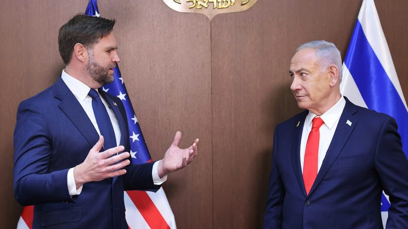 Vice President JD Vance declared Wednesday that, ‘these are days of destiny,’ as he met with Israeli Prime Minister Benjamin Netanyahu to build on the ceasefire agreement in the Gaza Strip.
‘We have a very, very tough task ahead of us, which is to disarm Hamas but rebuild Gaza to make life better for the people in Gaza, but also to ensure that Hamas is no longer a threat to our friends in Israel,’ Vance said in Jerusalem, speaking alongside Netanyahu.
‘That’s not easy. I think the prime minster knows that as well as anybody. But it’s something that we’re committed to in the Trump administration,’ Vance continued. ‘And I think that we’ve, even in the past 24 hours, had a lot of good conversations with our friends in the Israeli government, but also, frankly with our friends in the Arab world who are stepping up and volunteering to play a very positive role in this.’
‘As the prime minister said, these are days of destiny, and we’re very excited to sit down and work together on the Gaza peace plan,’ Vance added.
Netanyahu told reporters that Israel has an unmatched alliance and partnership with the U.S. that is generating opportunities for security and the expansion of peace in the Middle East.
Vance also met with Israeli President Isaac Herzog on Wednesday, telling reporters afterward, ‘We’re here to talk about how to ensure that the peace agreement that started about a week ago sticks, that we move into phase two, into phase three with success.’
The peace deal included the release of hostages being held by Hamas.
‘As the president said, there will be torments along the way. It will be difficult, but I feel very optimistic based on my conversation with our Israeli friends and also with our Gulf Arab friends, that it’s possible that we actually can make peace stick, and that we can create the kind of environment where our Gulf Arab friends and our Israeli friends can build a better Middle East for everybody,’ Vance added. ‘So that is the goal of the administration. We think that it’s in the best interest of the United States. We also think that it’s in the best interest of everybody who lives here.’
Herzog said, ‘I truly believe that the fact you’re here is another brick in building the future for peace.’
‘We all are grateful to President Donald Trump for his steadfast insistence on moving forward. We must move forward,’ Herzog continued. ‘We must offer hope for the region, for Israel, the Palestinians, our neighbors, and for the future of our children.’
This post appeared first on FOX NEWS Vance hails ‘days of destiny’ as VP seeks to build on ceasefire agreement